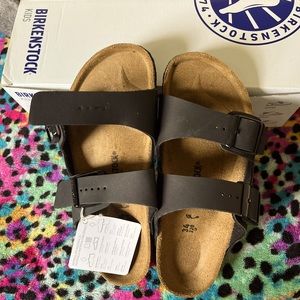 Brand new black Birkenstocks